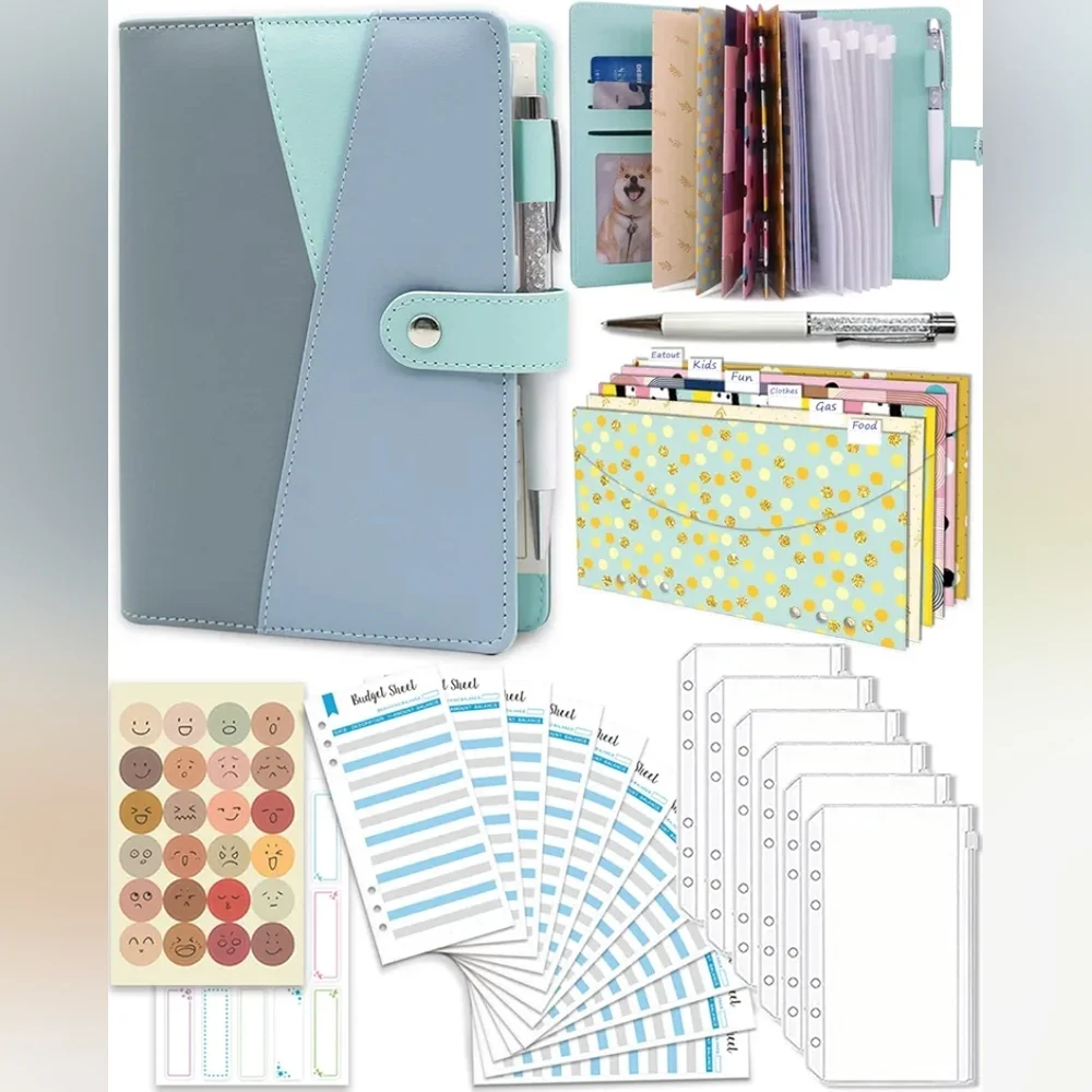 Stylish Blue and Gray Planner Organizer